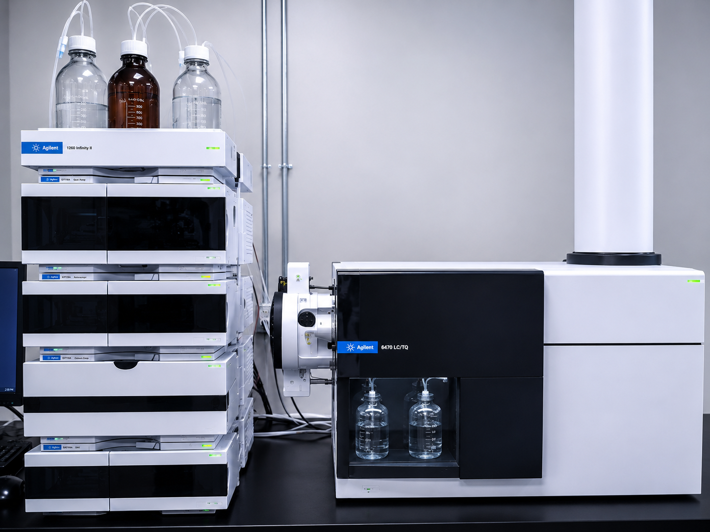 Teleios LC-QTOF/MS liquid chromatography mass spectrometry system in the laboratory